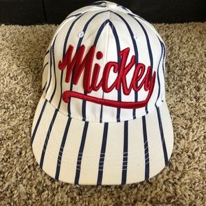 ***SOLD***Authentic Disney Mickey Pinstripe Hat